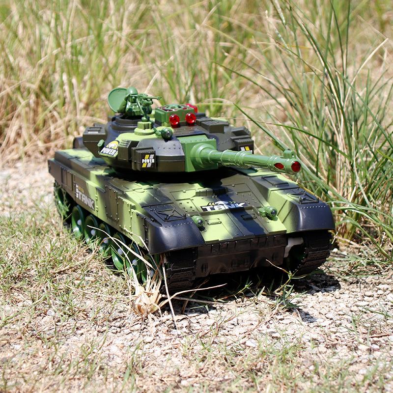 32CM-44CM RC Tank Battle Remote Control Tanks Launch Cross-Country Tracked Vehicle Kids Boy's Toy