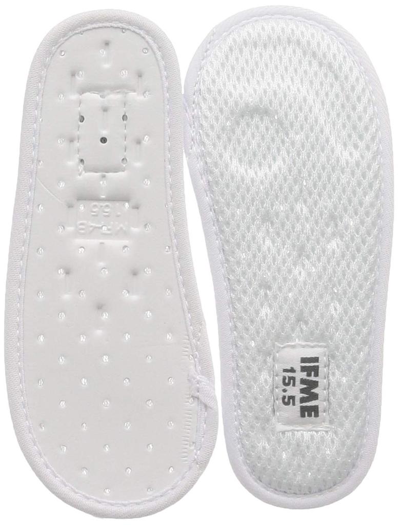 IFME Indoor Breathable Ballet Shoes 3E Shoes, Sole, Type, SC-0003, Kids, Blue, 18.0 cm,