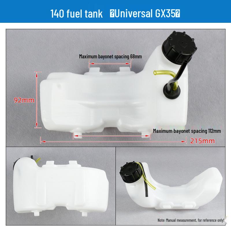 Lawn Mower & Chainsaw Fuel Tank for Blower, Brush Cutter, Trimmer - 139GX35 40-5 Oil Can Accessories