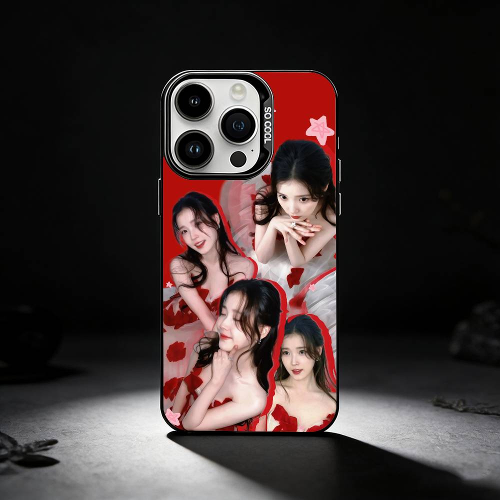 S-Singer I-IU L-Lee-Ji-Eun Phone Case For iPhone 17,16,15,14,13,12,11 Plus,Pro Max,XS,Colored silver phone case iPhone16plus