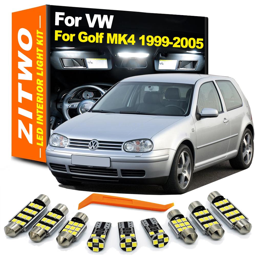 OPQ1 ZITWO 13Pcs LED Interior Dome Reading Light Bulb Kit For VW Volkswagen Golf 4 MK4 1999 2000 2001 2002 2003 2004 2005 Accessories
