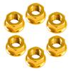 6x Rear Sprocket Nuts M10 x 1 Gold For Ducati 1098 1098S 1098R 1198 S 2007-2011