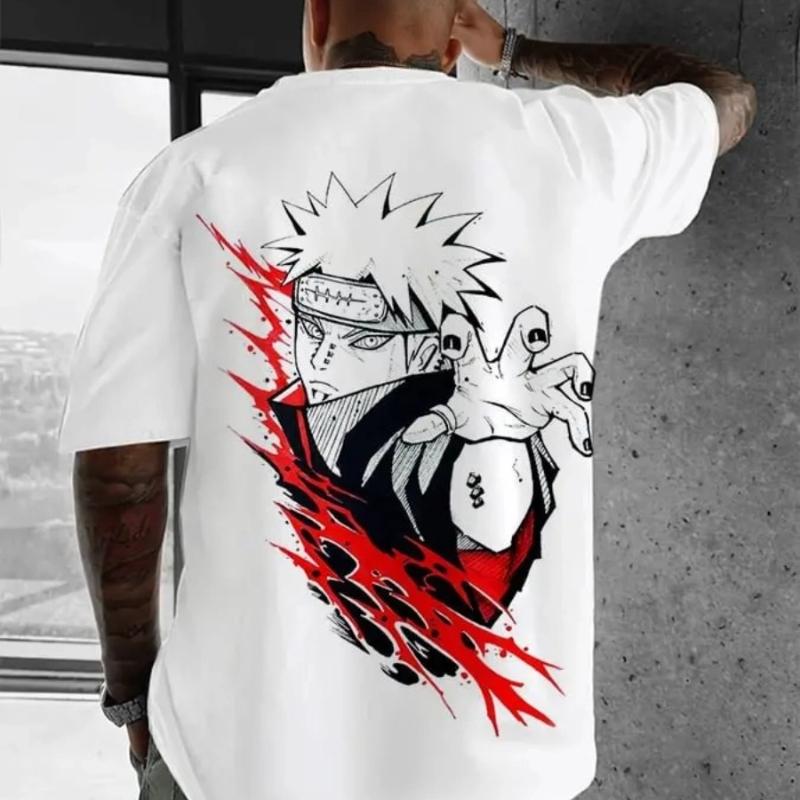 Kukebang Naruto Anime Perifeer Heren 3D Print T-shirt Korte Mouw Ademend Goed Comfortabel Mode Casual Top 3XL