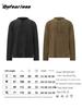 Unisex Retro Wool Henley Long Sleeve T-Shirt - Loose Fit Autumn Base Layer