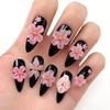 French Retro 3D Flower Nail Mold Hibiscus Petals Nail Art Print Stencils  for Nail Decoration