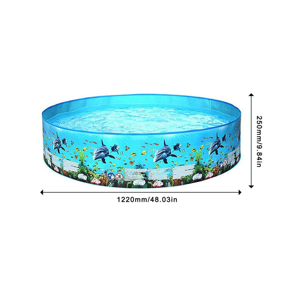 Swimming Pools Above Ground Folding Round Bathing Tub Outdoor For Adults Kids Family Pool Blow Up Pool