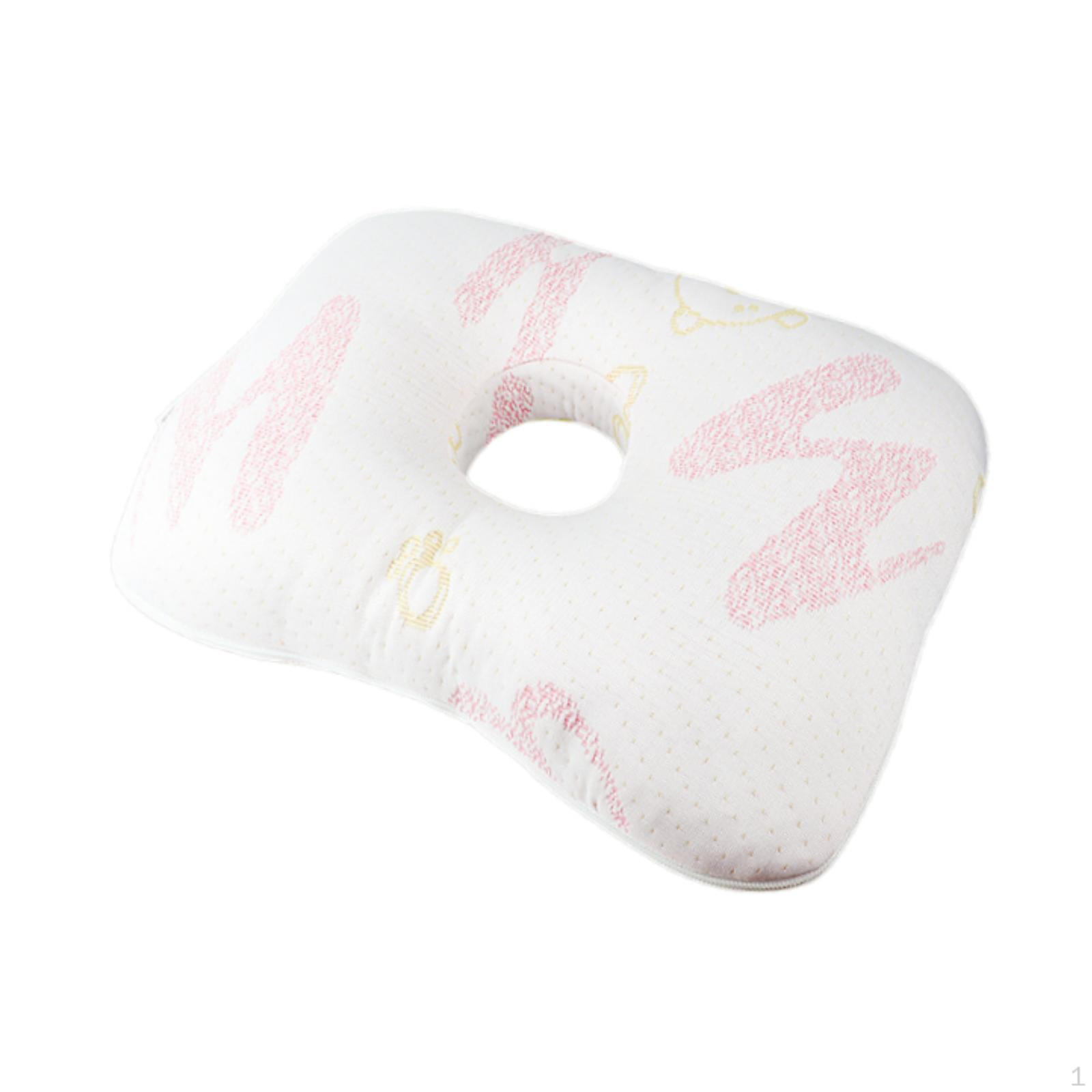 Подушка для пирсинга ушей Подушка для спящих на боку Удобная для ношения наушников и серег Дышащая розовый 2098₽