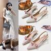 French Niche Fairy High Heels Bag Head Sandals Women's Shoes 2025 New Summer New Chinese Pointed Single Shoes