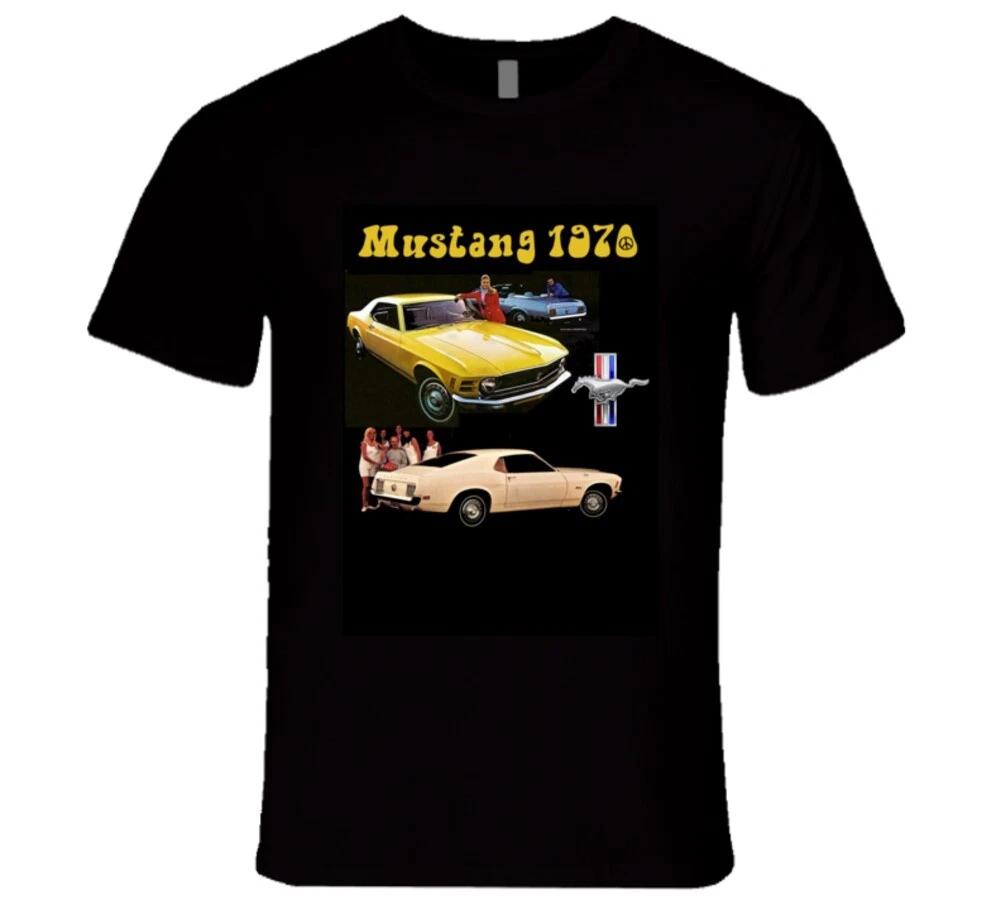 Mustang 1970 Hardtop Convertible Fastback Premium Gift Musclecar T Shirt XL