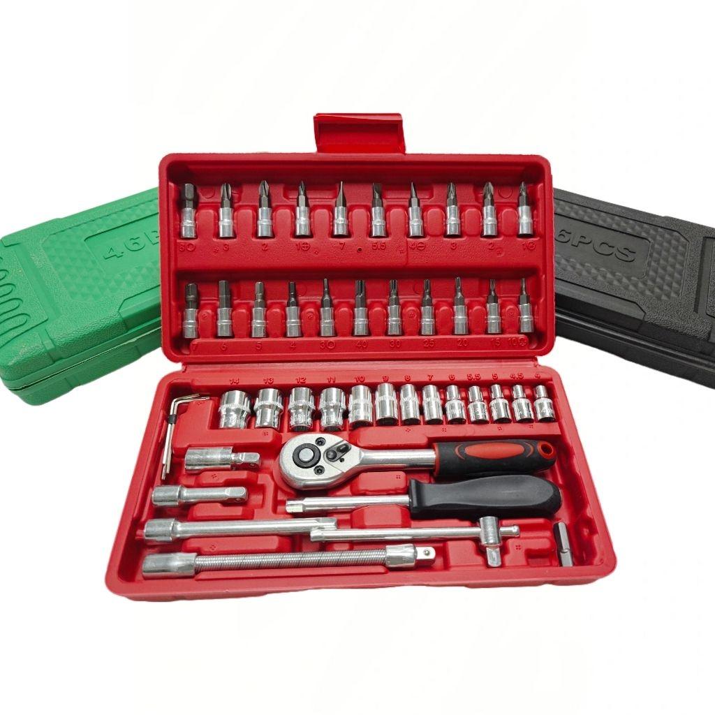 Multi-size Multi-function Hand Tools Set Socket Tool Kit Socket Wrench Tool Set for Auto Motorcycle Repair Hand Tool Kits