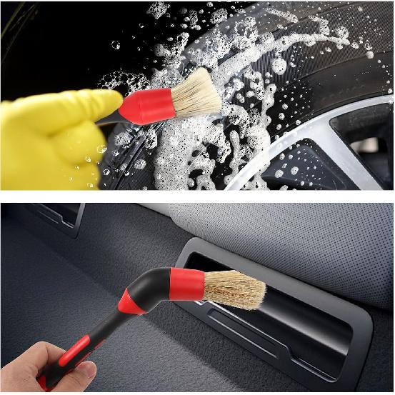 5 Pack Car Wheel Cleaner Brush Kit, Microfiber Cleaning Brush for Tire & Rim, Bendable & Durable, Detailing Brush Set for Cars, Trucks, Suvs &