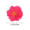 100PCS Multicolor Peach Blossom Artificial Flower Heads Dia.5cm DIY Simulation Flower Silk Petals Accessories Faux Flower