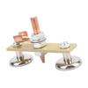 Welding Machine Ground Connector Welding Magnet Head Iron Insulation Board Double Ground Connector Spotter Tool 4mm Welding Tool