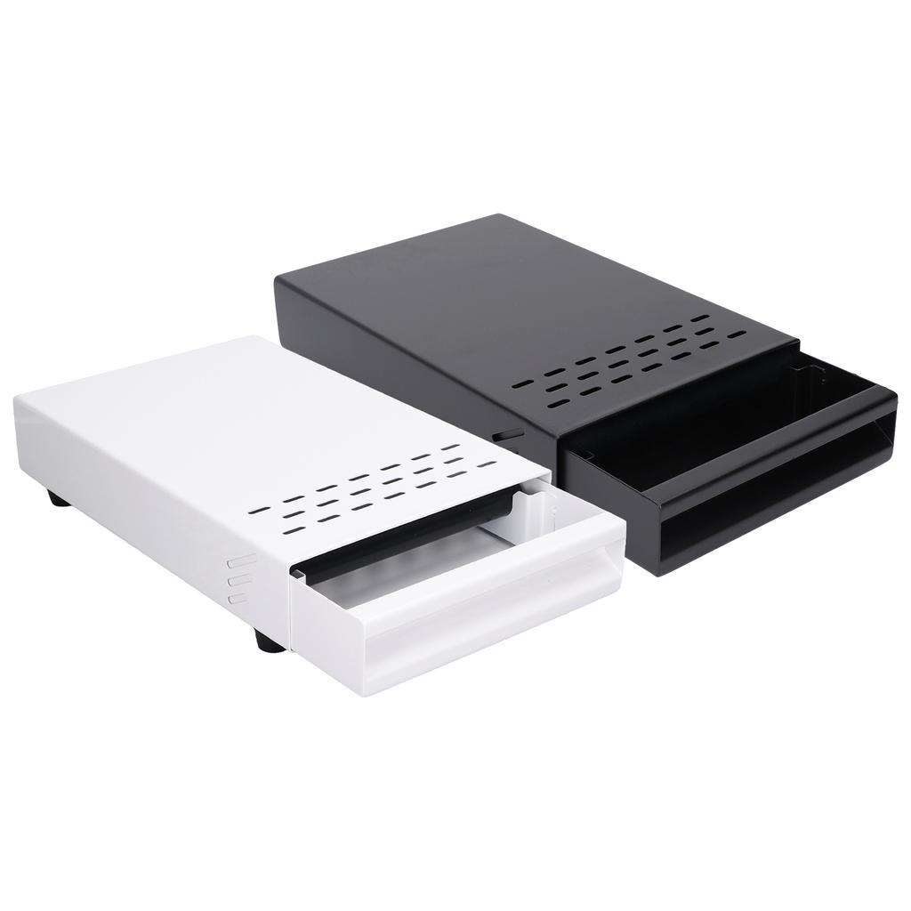 Coffee Residue Powder Box Non Slip Stainless Steel Coffee Knock Box Detachable Drawer Heavy Duty for Household