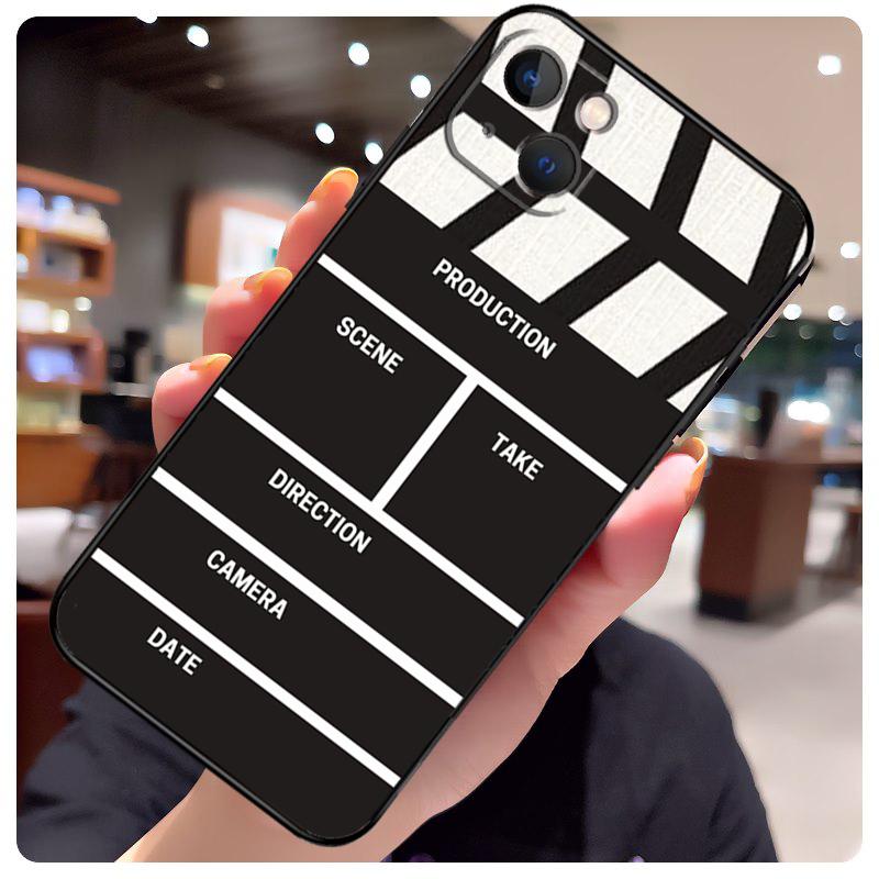 Clapper Board Case For iPhone 15 Pro Max 14 13 12 11 16 17 Pro Max mini 15 16 Plus 16e 17 Air Phone Cover