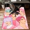 Custom KPop Demon Hunters Mat Personalized Name, Polyester Washable Indoor Entryway Rug, Gift for Christmas, Easter, Thanksgiving Day