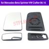 Car Left Right Door Side No-heated Wing Mirror Glass Lens for Mercedes-Benz Sprinter 2500 3500 W906 06-18 for VW Crafter 06-16