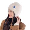 Unisex Knitted Hat: Plush Warm, Ear-Protecting Beanie for Outdoor Cycling & Skiing in Autumn/Winter