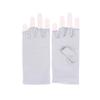 1Pairs Anti Uv Eldiven Uv Kalkanı Eldiven Parmaksız Manikür Tırnak Sanat Aracı