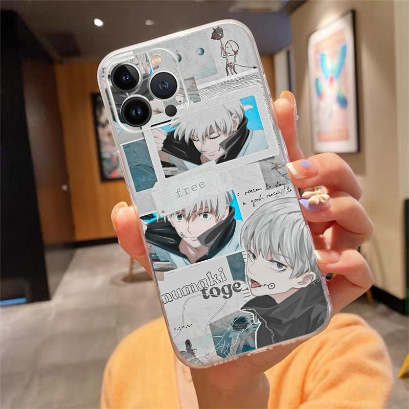 Toge Inumaki Anime Phone Case For iPhone 17 Pro Max Air 16 15 14 13 Pro Max 15 16 Pro 15Plus 16E Silicone Cover