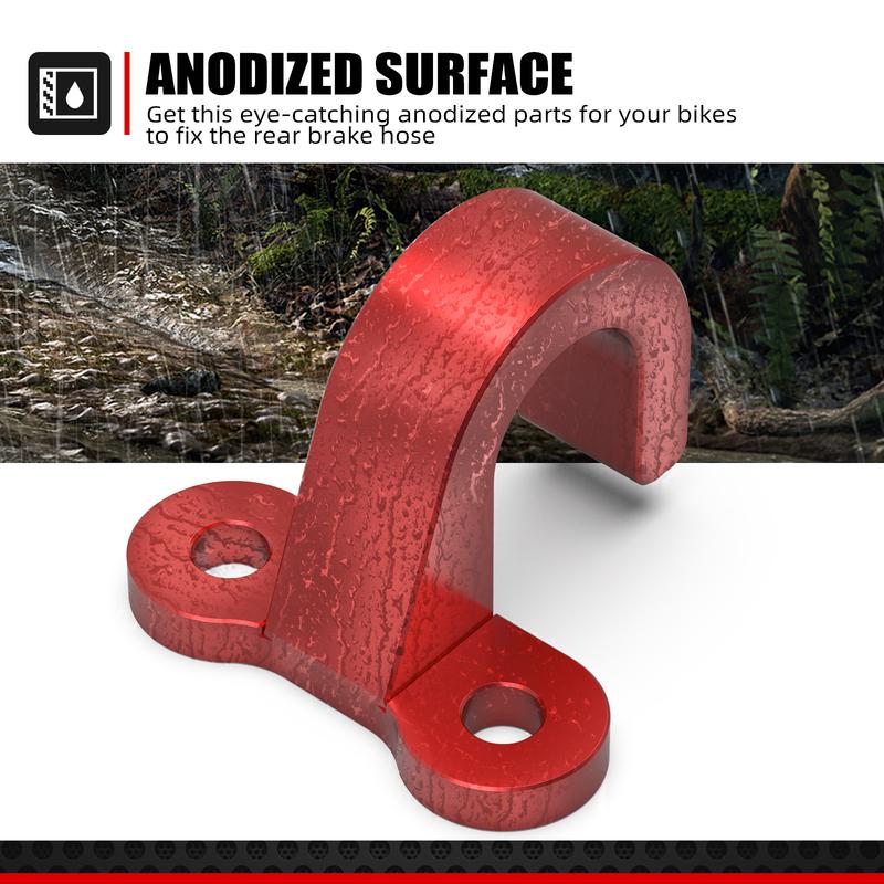NICECNC For Honda XR 650R 2000-2007 Motorcycle Rear Brake Line Hose Clamp Holder For Honda CR 125R CR 250R CR 500R 1987-2001