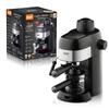 Compact Semi-Automatic Italian Coffee Machine with Milk Frother