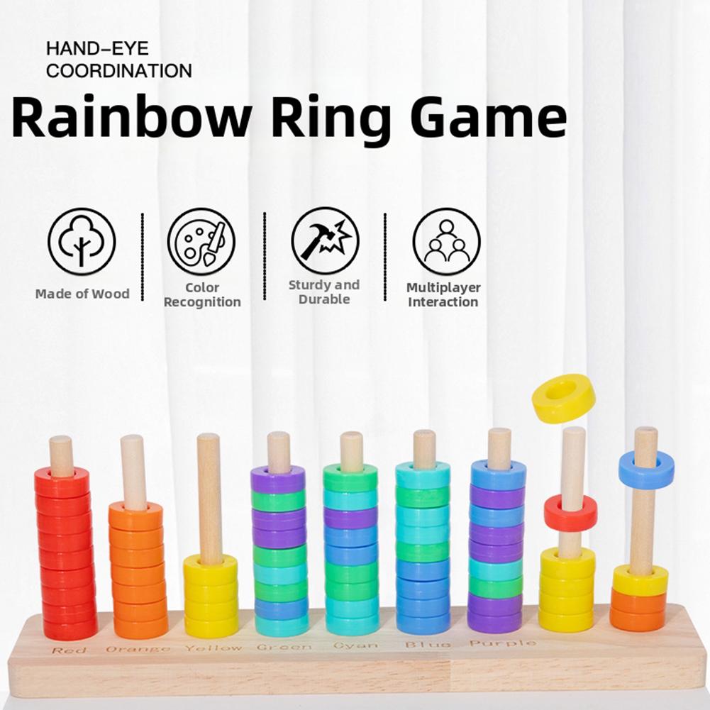 Toddler Wooden Montessori Toys Perfect Educational Gift For Preschoolers Interactive Parent-Child Game