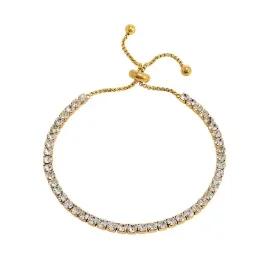 Stainless Steel Heart-shaped Ladies Elegant Bracelet For Women Crystal Bangle