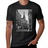 French City Center TShirt Heavyweights Customs Oversizeds Men Workout Shirt