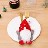Felt Material X-mas Cutlery Pocket Santa Claus Tableware Storage Device  Festive Occasion