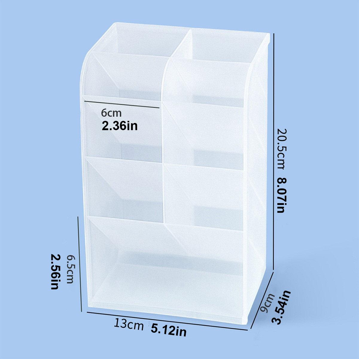 

Multi functional desktop pen holder, transparent large capacity pen holder, stationery organizer, office desk pen storage rack