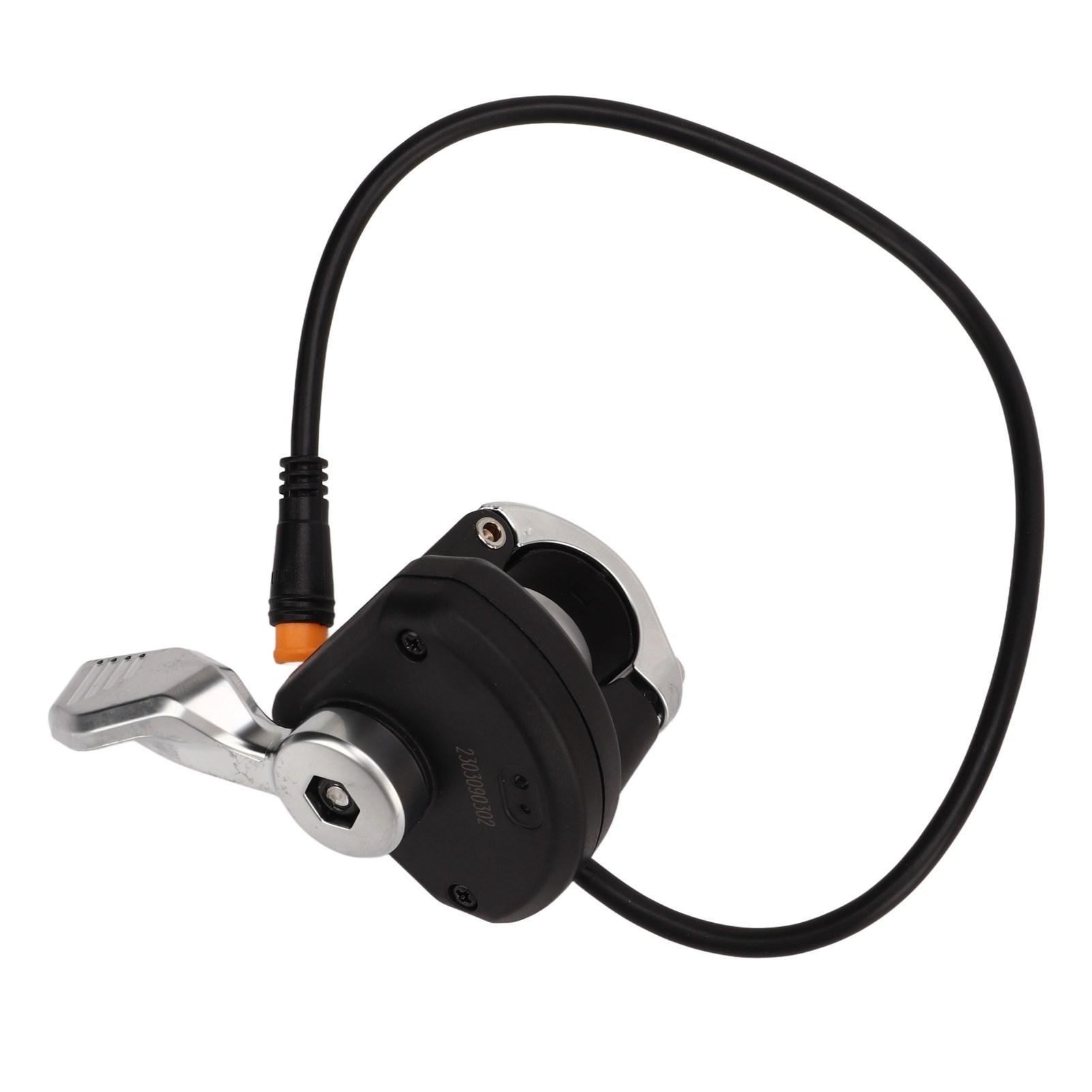 

Electric Bike Thumb Throttle Quick Install Electric Scooter Left Hand Accelerator with Waterproof Plug