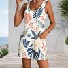Sleeveless Pocket Tank Romper For Plus Size Women