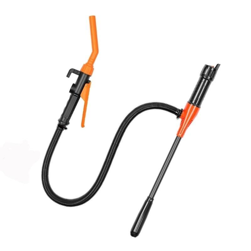 Multipurpose Battery Operated Transfer Pump For Quick Fueling, 2.4 GPM, With Suction Hose For Outdoor & Emergencies Need