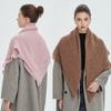Luxury Soft Knitted Scarves Hollow-out Elegant Shawl Wraps Neck Scarf Women Fashion