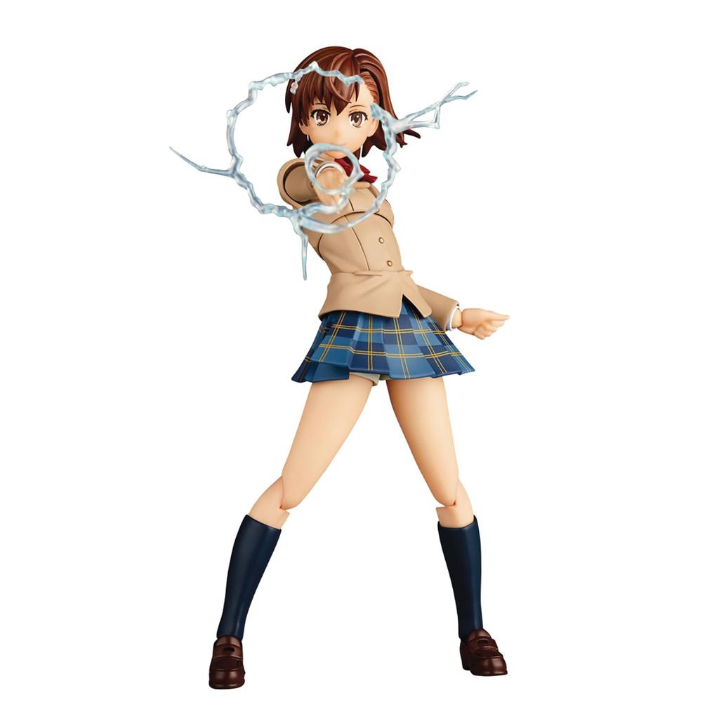 Revoltech Amazing Yamaguchi A Certain Scientific Railgun Misaka Mikoto Winter Uniform Ver.