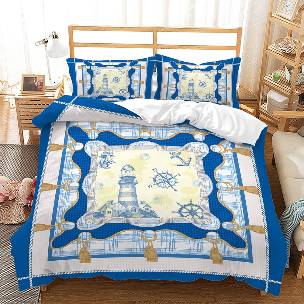 Comforter Anchor Pattern Home Soft Bedding For Adults And Children Suitable Anchor Loversbeautiful Warm And Comfortable
