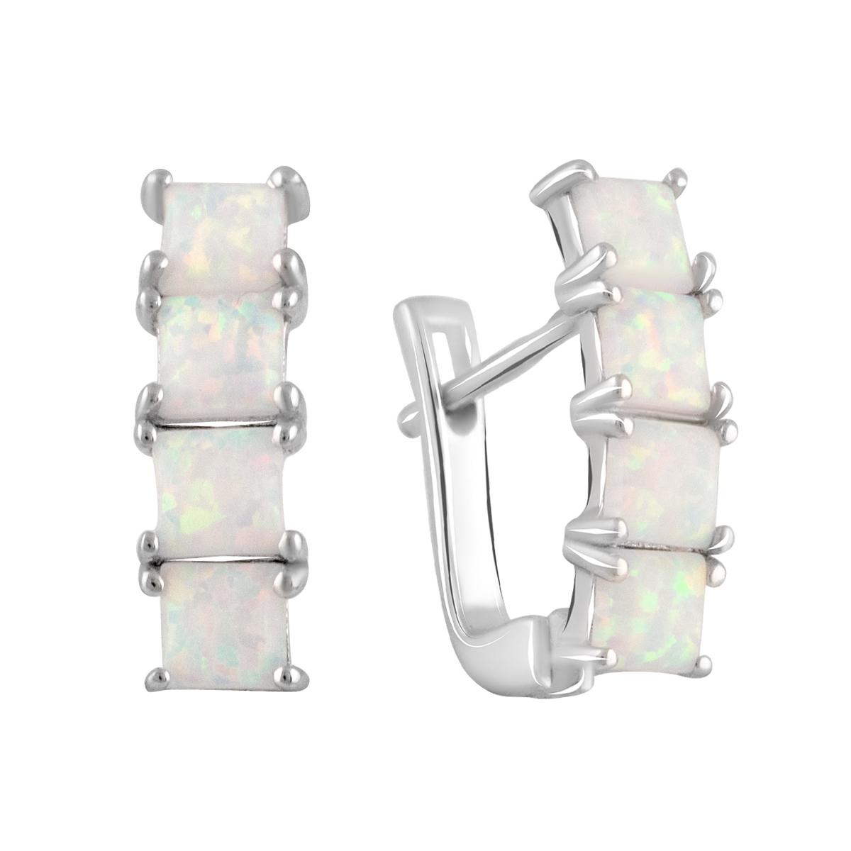 

Срібні сережки з опалом 1.25ct (2105404)