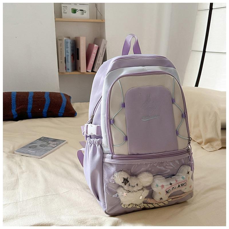 Schultasche neue frische und süße Bonbonfarbe Rucksack Mittelschüler leichte Reise Rucksack mit großem Fassungsvermögen