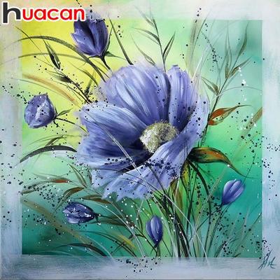Diamond Painting Flowers 5D DIY Diamond Embroidery Mosaic Cross-stitch Art Crafts Sewing