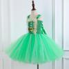 Kids Christmas Elf Costume Halloween Elf Dress Up Outfits with Dress and Christmas Hat (Or Headband) for Girl Christmas F0S4