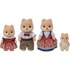 Sylvanian Families Doll [Caramel Dog Family] FS-35 ST Mark Certified Toy Doll House for Ages 3 An...