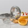 5/6/7/8/9/10 Cm Perforated Tart Rings With Hole Stainless Steel Tart Bottom Tower Fruit Pie Quiches Cake Ring Mousse Baking Mold