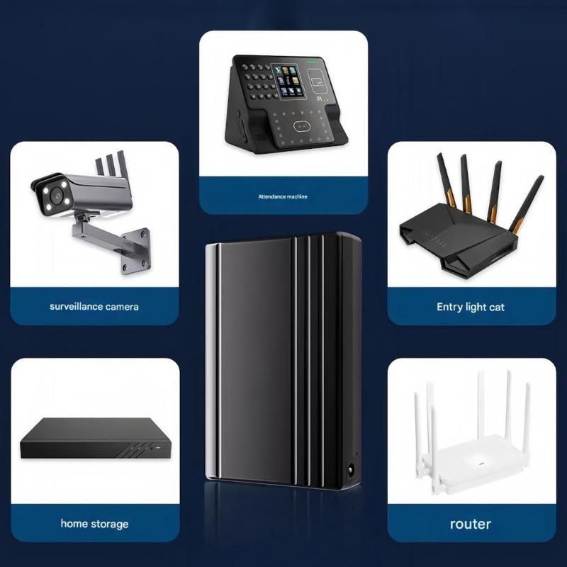 5V/12V Intelligente USV-Notstromversorgung Für Modem-Router Sicherheitskameras Notfall Unterbrechungsfreie Ausgangsstromversorgung Backup