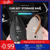 Car Key Bag Storage Tidying Creative Fashion Keychain For Mercedes Benz W211 W124 W176 W177 C180 C200 C260 C300 GLC CLE CLA