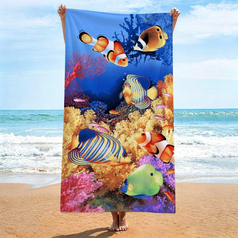 Ultra Absorbent Quick Dry Microfiber Beach Towel Pool Swim Spa Travel Lightweight Bath 70x140cm