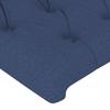 Tête de lit - Maison Exclusive - Bleu - 160 x 7 x 118/128 cm - Hauteur réglable