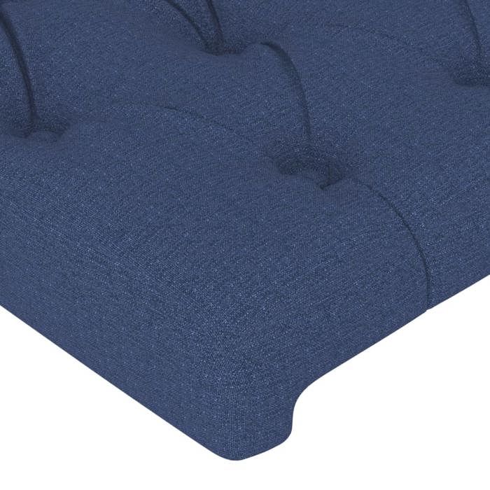 Tête de lit - Maison Exclusive - Bleu - 160 x 7 x 118/128 cm - Hauteur réglable