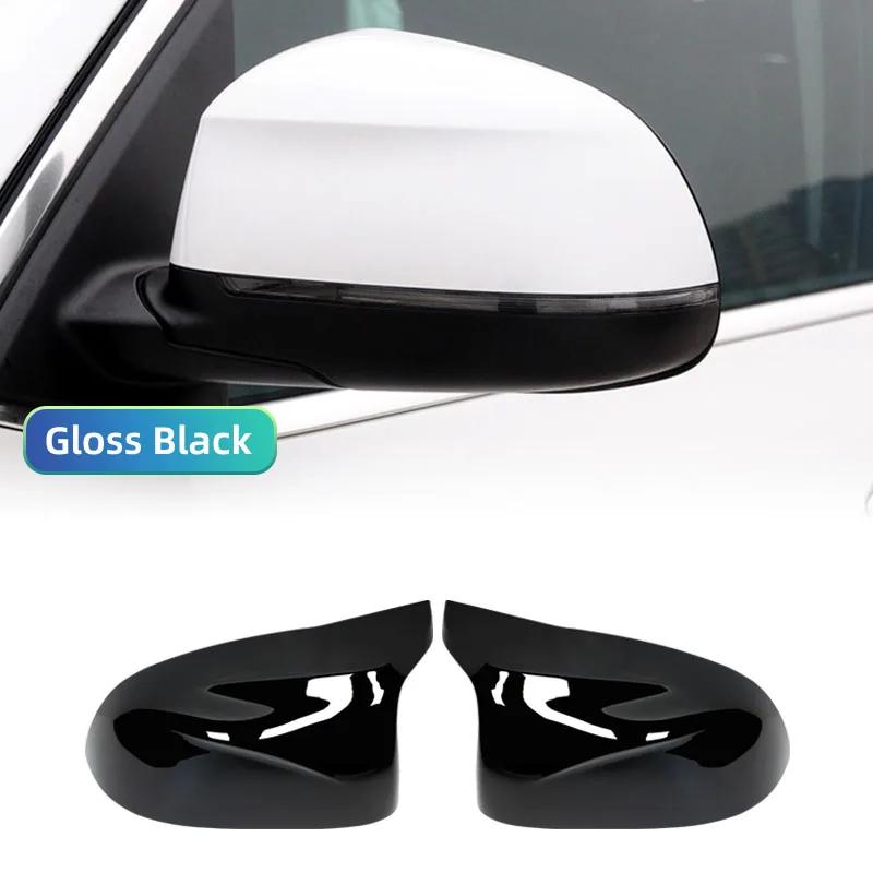 

Для BMW F25 X3 F26 X4 F15 X5 F16 X6 2014 15-18 Яркие черные колпачки из углеродного волокна Стиль Авто Автомобильное боковое зеркало заднего вида Накладка