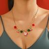 Christmas Day Necklace European and American Multi-layer Christmas Necklace Christmas Necklace